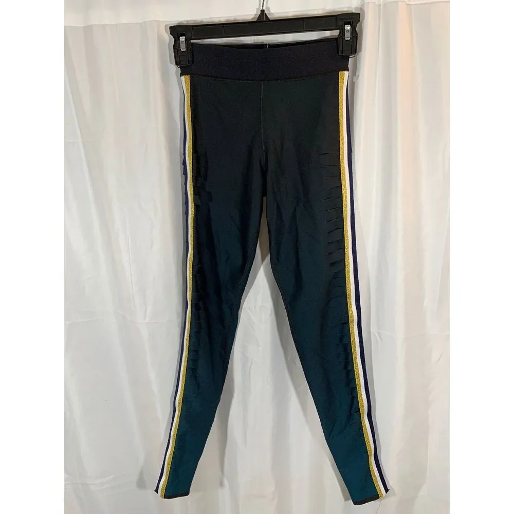 EUC UltraCor Ultra Silk Slash Collegiate Legging in Gradient Teal [SZ XS ] #2368